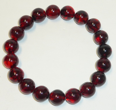 kleines Bernstein Perlenarmband