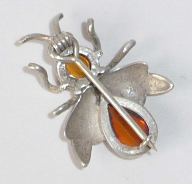 Bernstein Broschen Bienen