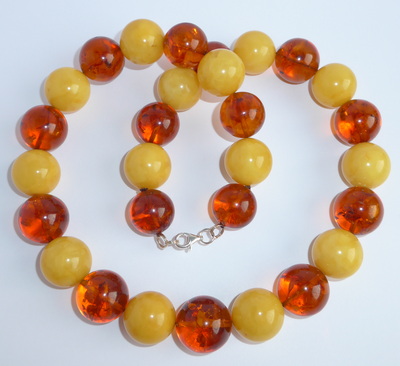 Bernstein Damen Perlenkette