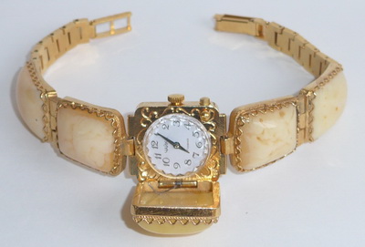 russische Bernstein Armbanduhr