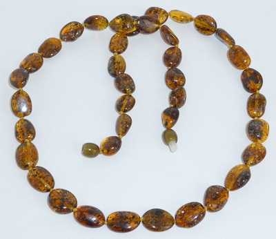Braune Bernsteinkette