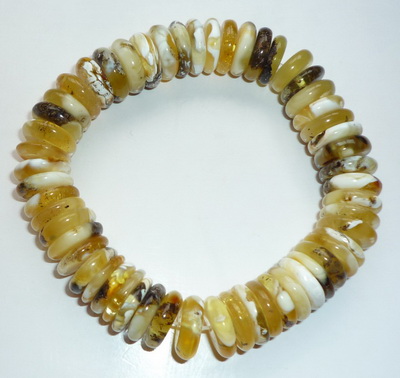 Bernstein Scheibenarmband