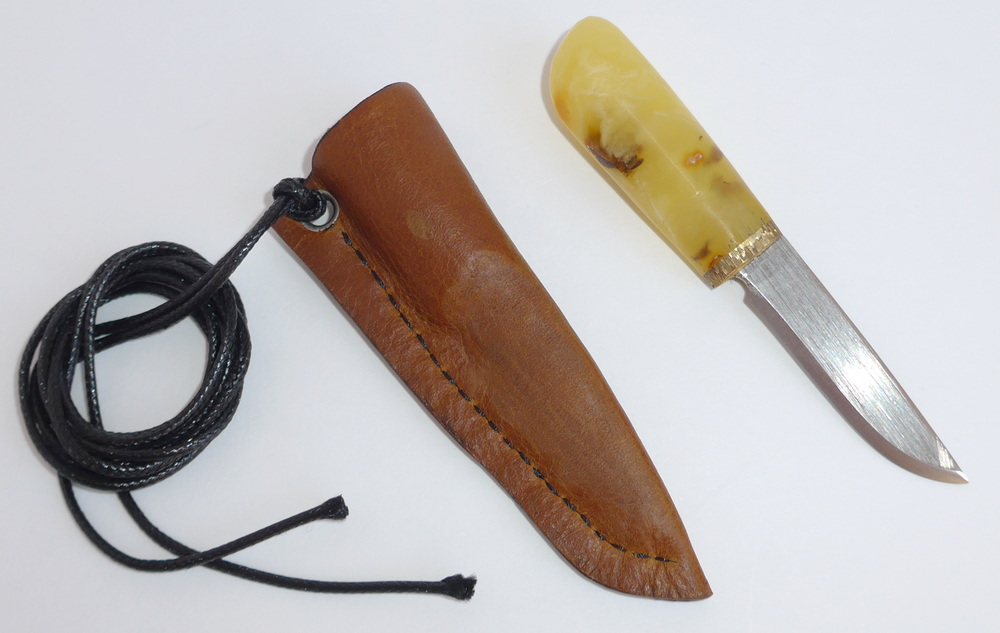 handgefertiges Bernstein Messer